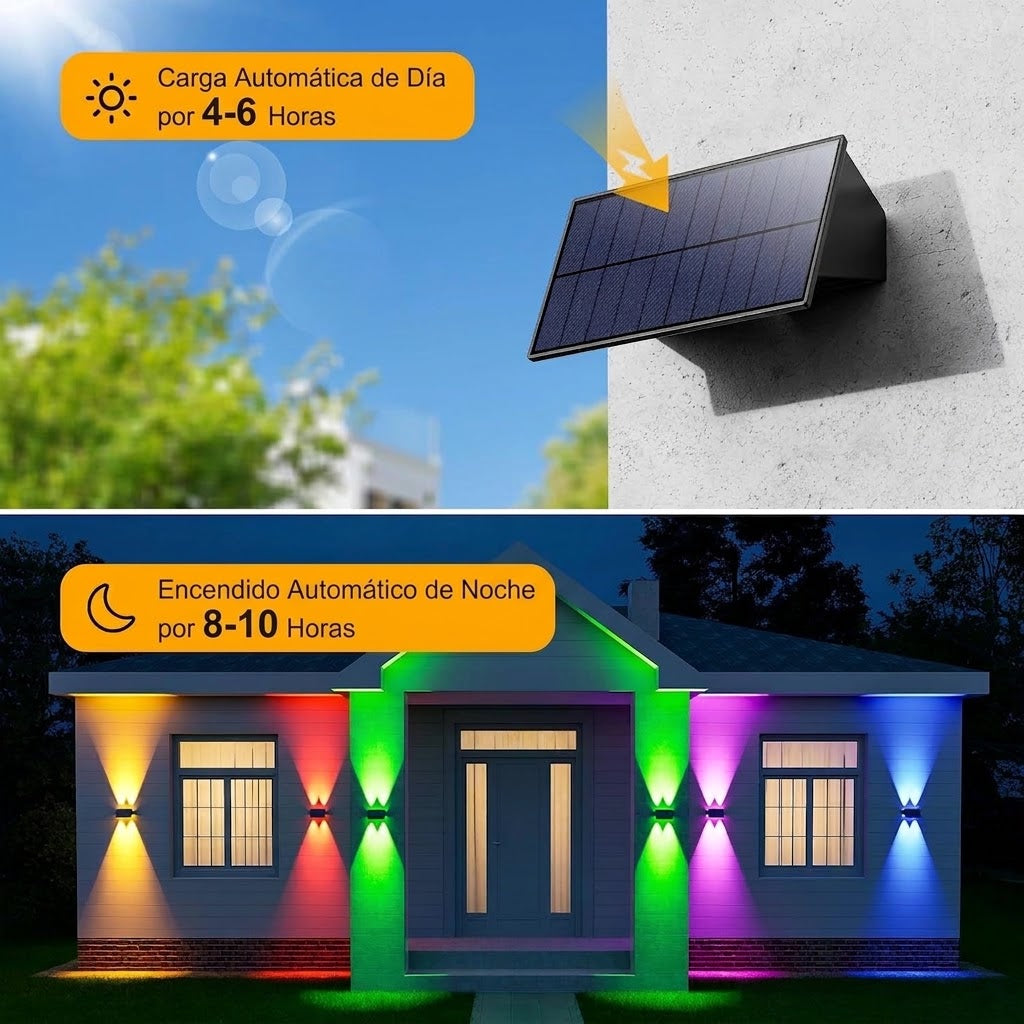 Lámpara Solar Sin Cable Automática